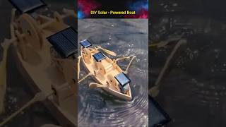How to Build Solar Boat With Ice cream Sticks⛵#diy #craft #short