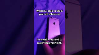 Welcome back to life iPhone 6s #nirvana #diyphonerepair WIP REPAIR