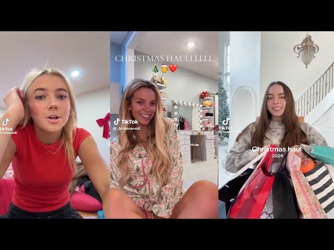 Christmas haul 2024 - TikTok compilation