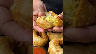 Crunchy Samosa Rings | So, Crispy So,Delicious. #shorts