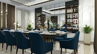 Dining Room 3D Animation in Lumion