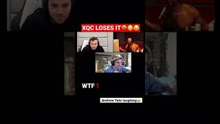 XQC LOSES IT (WTF😳) F.T. ANDREW TATE #andrewtate #tatespeech #tristantate #adinross #xqc #shorts