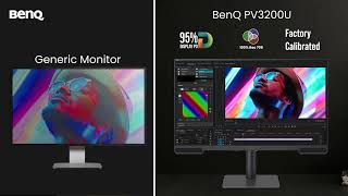 New BenQ PV3200U- 32" 4K Professional Monitor for Content Creators