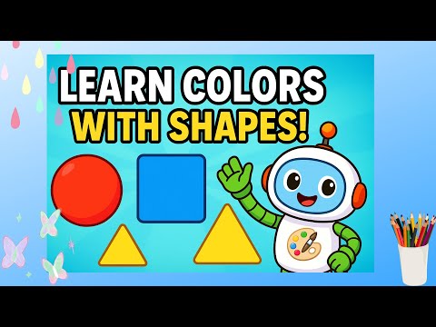 🎨 Learn Colors with Shapes for Kids | Color Recognition + Shapes | Strobbery: Tales of KiD