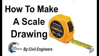 How To Make A Scale Drawing in Engineering.