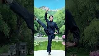 How many seconds can you persist in this action? Tai Chi Wushu Basic skills Chinese martial arts