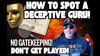GDNAPSC WAS LIVE! How To Spot a Deceptive Guru: Don't Get Played! No Gatekeeping!