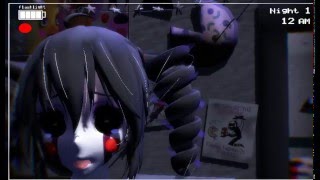 [MMDxFNaF]Marionette-Dollhouse (model test)