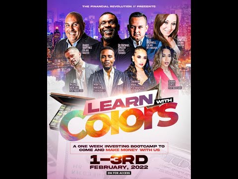 CASH WITH COLORS BOOTCAMP (DAY 1) Featuring Dr Raphael Spiller