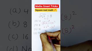 Square root math 🔥
