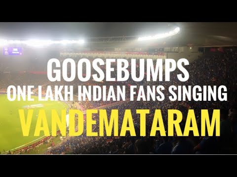 Goosebumps 1lakh fans singing VANDE MATARAM  #t20worldcup #indiancricketteam #wankhedestadium #kohli