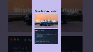 Overlay Hover using border-image in CSS ✨ Easy CSS trick
