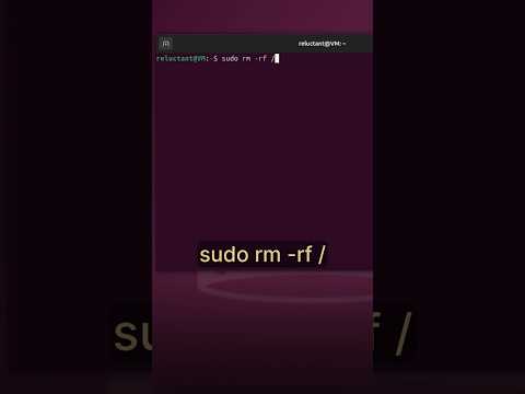 sudo rm -rf /