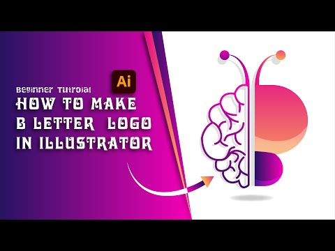 How to make letter logo design | The Surprising History Behind the B Letter Logo | illustrator