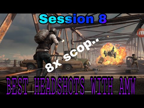 Best headshot of AMW with 8x scop | pubg mobile lite