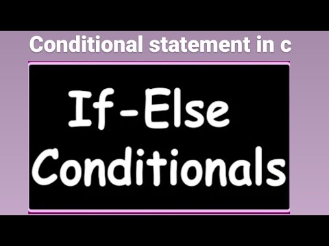 7.If else conditional statement in c|| c programing language .