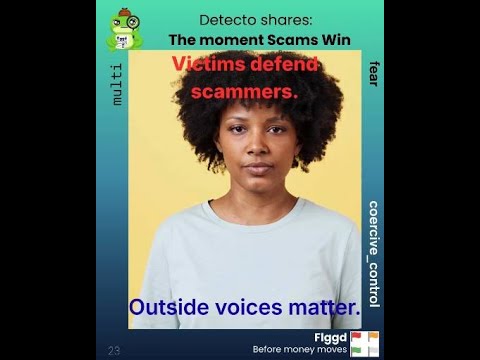 Victims defend scammers. #shorts