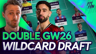 FPL DOUBLE GW26 WILDCARD DRAFT I BEST ARSENAL PLAYERS 🔥 I Fantasy Premier League 25/26