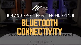 How To Connect Your Roland Digital Piano to Bluetooth | Piano Partner 2, GarageBand, Bluetooth MIDI