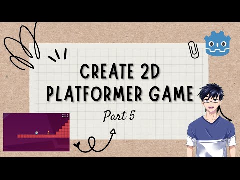 Mastering HUD and Parallax Background Creation in Godot: Create 2D Platformer Game | Part 5
