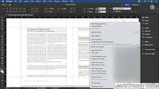 Creating & Applying Paragraph Styles in Adobe InDesign 2024 | Text Formatting Tips