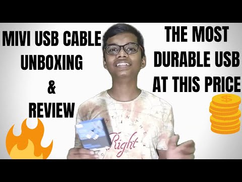 MIVI Micro USB Cable🔥🔥🔥 Unboxing & Review!!! || By Techno India Animesh