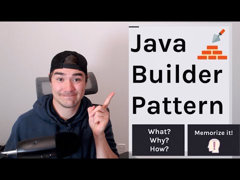Java Builder Pattern - What, Why, and Memorization tips!