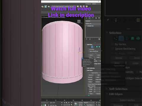 Puffy Modelling In 3ds Max |Sofa Modelling #shorts #youtubeshorts