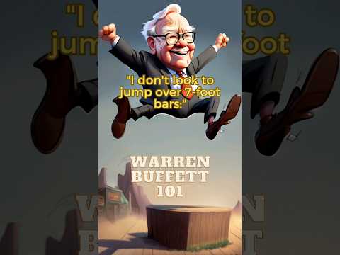 Jumping low earning high : Warren Buffett's investment hack