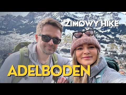 Zimowy hike w Adelboden, Szwajcaria - trasa 781