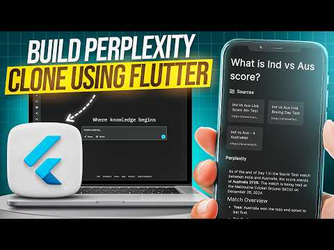Build a Perplexity Clone: Flutter RAG App using FastAPI and Gemini AI | Machine Learning