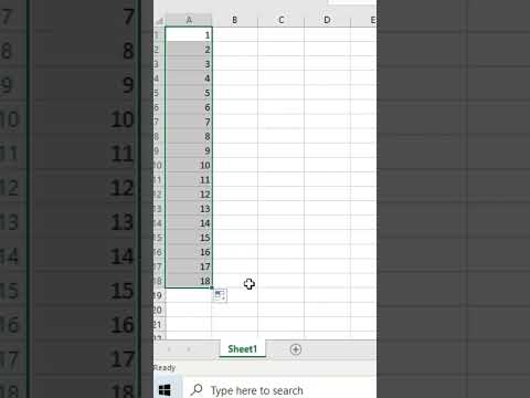 How to fill automatic Repeating Number Series Sequence in Excel |  Microsoft Excel | Number Series