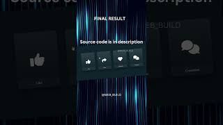 Animated Glassmorphism_Cards HTML CSS #shorts  #css #webdevelopment #html