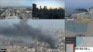 🔴 LIVE: Middle East War Coverage | Israel–Iran Conflict Escalates | 24/7 Cameras & Breaking News