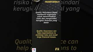 minimaze #risk by #quality assurance