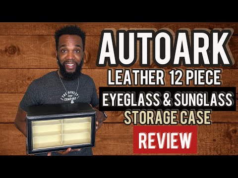 AUTOARK Leather 12 Piece Eyeglasses Storage Review