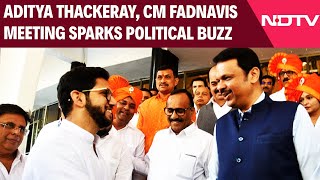 Aditya Thackeray, CM Devendra Fadnavis Meeting Sparks Political Buzz In Maharashtra