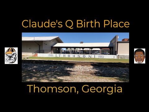 Thomson GA the Birth Place of Claude's Q #expertgrill