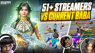 51 + Streamer’s vs Current Baba 🌪️ #streamervsstreamer #streamer #bgmi