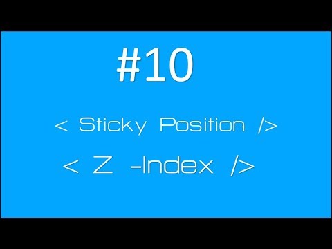 All About Positioning In Css, Sticky And Fixed Position, Z-Index[Hindi]