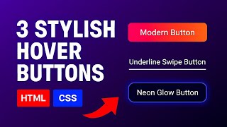 CSS Hover Button – Line Glow Border Wipe Effect ✨ | Interactive Button Tutorial
