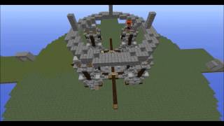 Minecraft Prison Server Speed Build: Prison Server Spawn