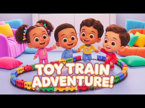 Toy Train Adventure 🚂 | Indoor Winter Game for Kids | Move, Think & Play Along!