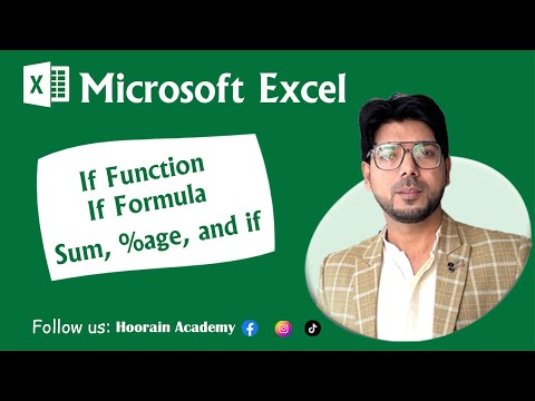Excel Tip 23 - Result Function Sum, %age, If Formula | Hoorain Academy #Excel #IFFunction #result