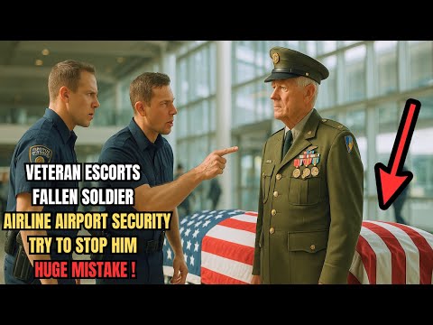 Veteran Escorts His Brother-in-Arms- Airline Airport Security Try To Stop Him - BIGGEST Mistake