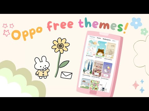 aesthetic themes for free 🍀✨ OPPO USERS | cute themes 📱