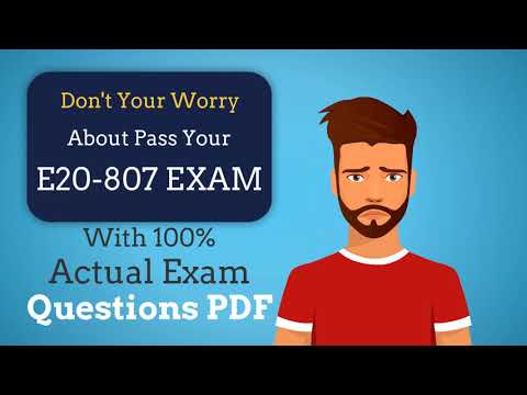 E20-807 - Get Valid DellEMC Expert VMAX All Flash and VMAX3 Solutions E20-807 Exam Dumps 2018 - PDF