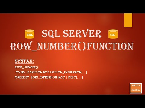 Why Row_Number() Function is useful to Remove Duplicate Rows