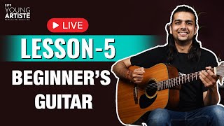 LIVE Lesson 5 : Beginner's Guitar Lesson | Learn to play Guitar online 🎸 #guitar #siffyoungartiste