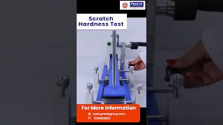Scratch Hardness Test | Check Surface Durability in Seconds! #prestostantest